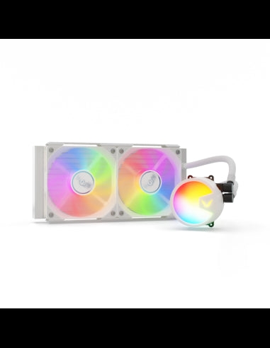 VALKYRIE RAFF. CPU LIQUIDO A240 ARGB WHITE VK-AIOA240W