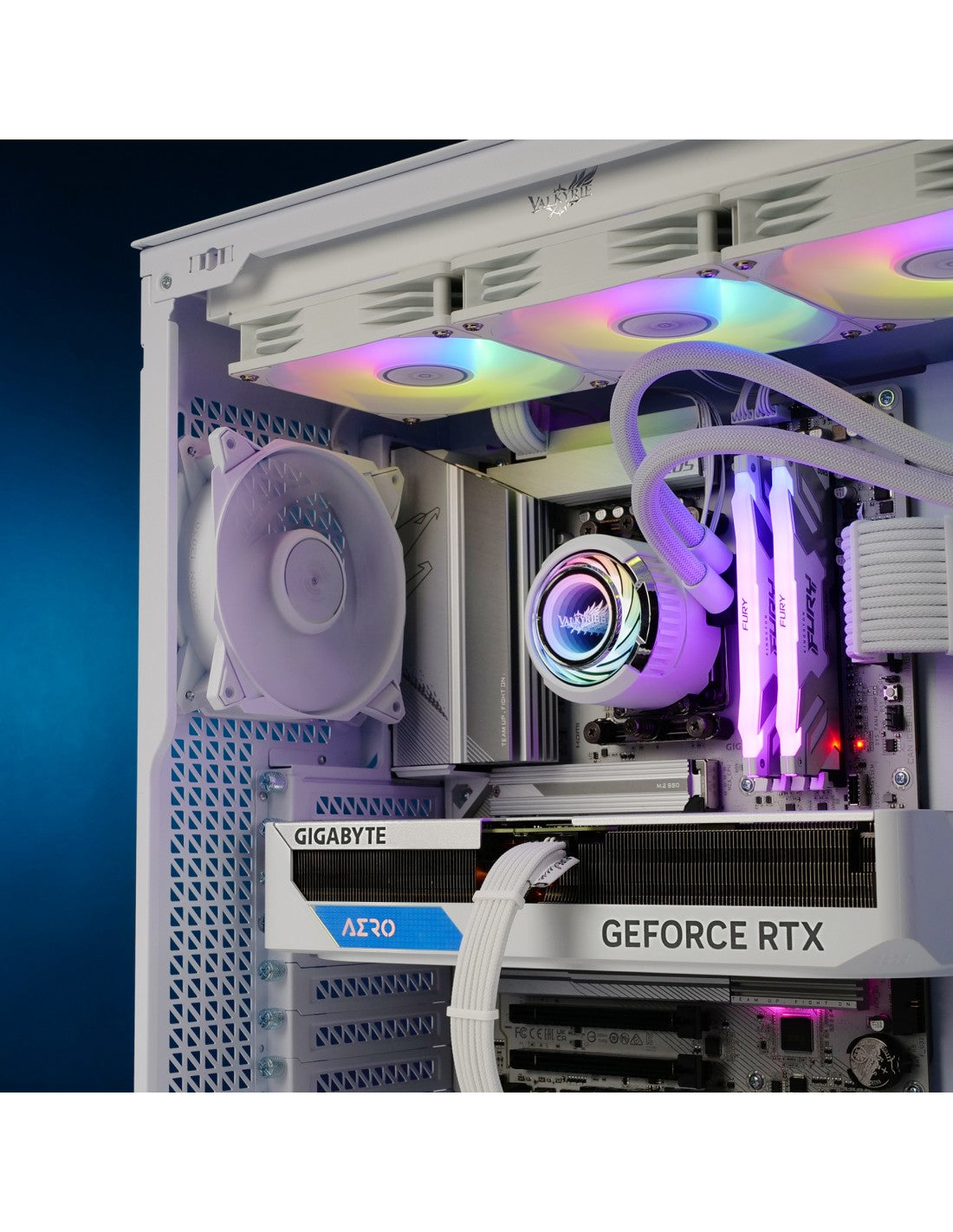 VALKYRIE RAFF. CPU LIQUIDO JARN 360 ARGB WHITE VK-AIOJR360W