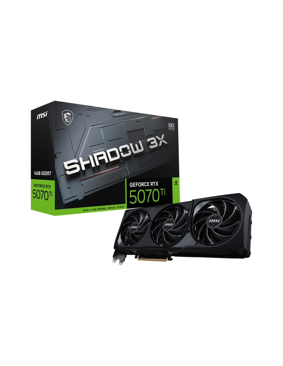 VGA MSI GEFORCE RTX 5070 Ti 16G SHADOW 3X OC BULK