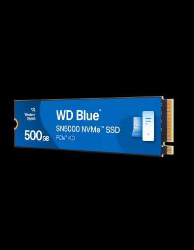 WESTERN DIGITAL SSD BLUE SN5000 500GB WDS500G4B0E NVME M2 PCIe 4x4 5000/400