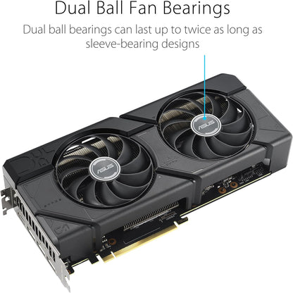 ASUS Dual Radeon™ RX 7800 XT OC Edition 16GB GDDR6 (, PCIe 4.0, 1x HDMI 2.1, 3x DisplayPort 2.1
