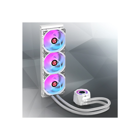 RAIJINTEK RAFF CPU LIQUIDO CYCLOPS 360 WHITE ARGB PWN LCD TFT 1.4 0R10B0022