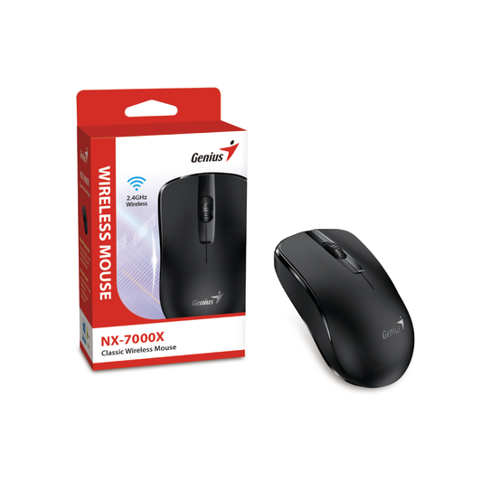 GENIUS MOUSE WIR. NX-7000X BLACK (batteria 1xAA)
