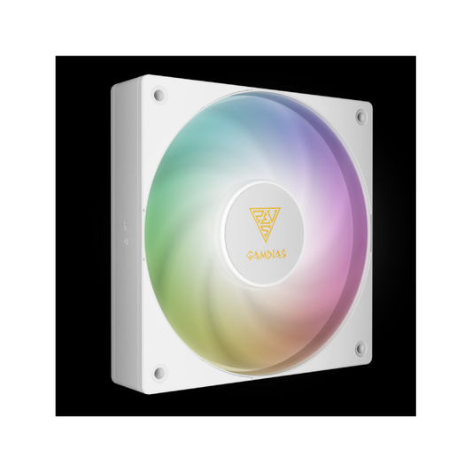 GAMDIAS VEN CASE NOTUS M1-1201 WH ARGB PALE INTERCAMBIABILI (INVERTITE INCL