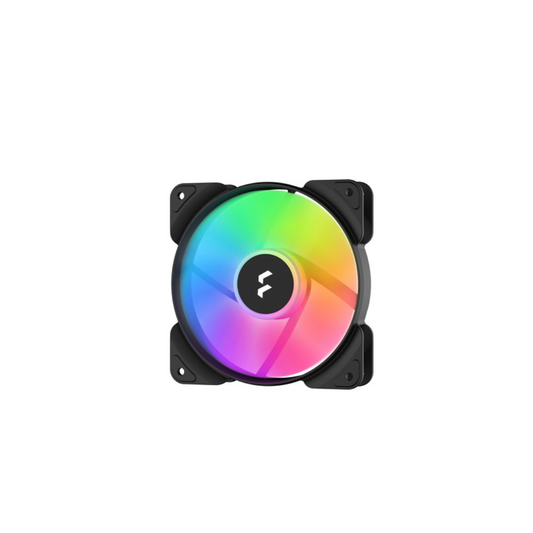 FRACTAL VENTOLINA CASE ASPECT 12 RGB PWM BLACK FRAME 3-PACK