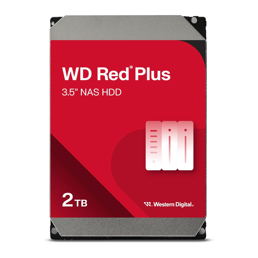 HD WD RED PLUS WD20EFPX 2TB SATA3 64MB per NAS EU