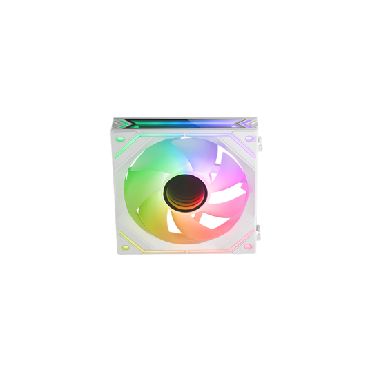 MARS GAMING MF-LINKFINITYKIT, PWM MODULAR ARGB FAN KIT, ARGB CONTROLLER, WH
