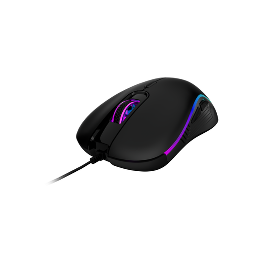 GAMDIAS MOUSE GAMING AURA GS3 LUCI MULTIC 6*KEYS 3600DPI ERGONOMIC