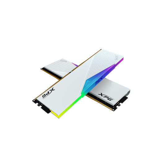 MEM DDR5 ADATA XPG LANCER RGB 32GB (2x16GB) 6000MHz WHITE AX5U6000C3016G-DC
