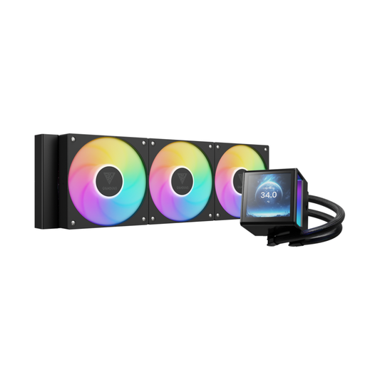 GAMDIAS RAFF.LIQUIDO CHIONE P5-360 3xFAN ARGB 3.4'' LCD 480*480 DISPLAY