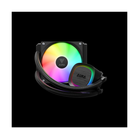 GAMDIAS RAFF.LIQUIDO AURA GL120 V2 1xFAN ARGB