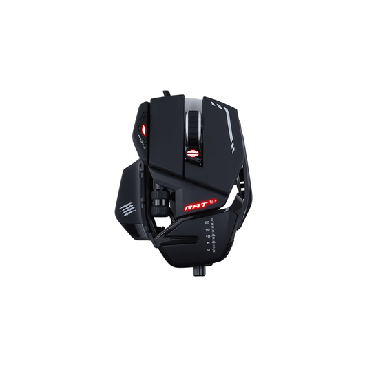 MAD CATZ GAMING MOUSE R.A.T. 6+ BLACK 11 PULSANTI 12000DPI ALLUMINIO