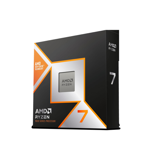 CPU AMD RYZEN 7 9800X3D BOX AM5 senza ventola TDP 120W, Fino a 5.2 GHz di Frequenza Boost
