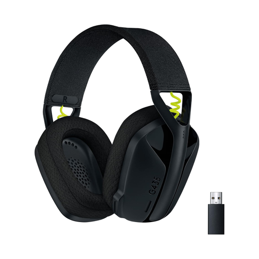 Logitech G G435 LIGHTSPEED Cuffie Gaming Wireless Bluetooth Nero
