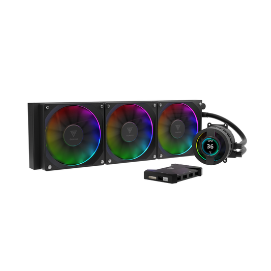 GAMDIAS RAFF.LIQUIDO CHIONE P3-360U 3xFAN ARGB LCD