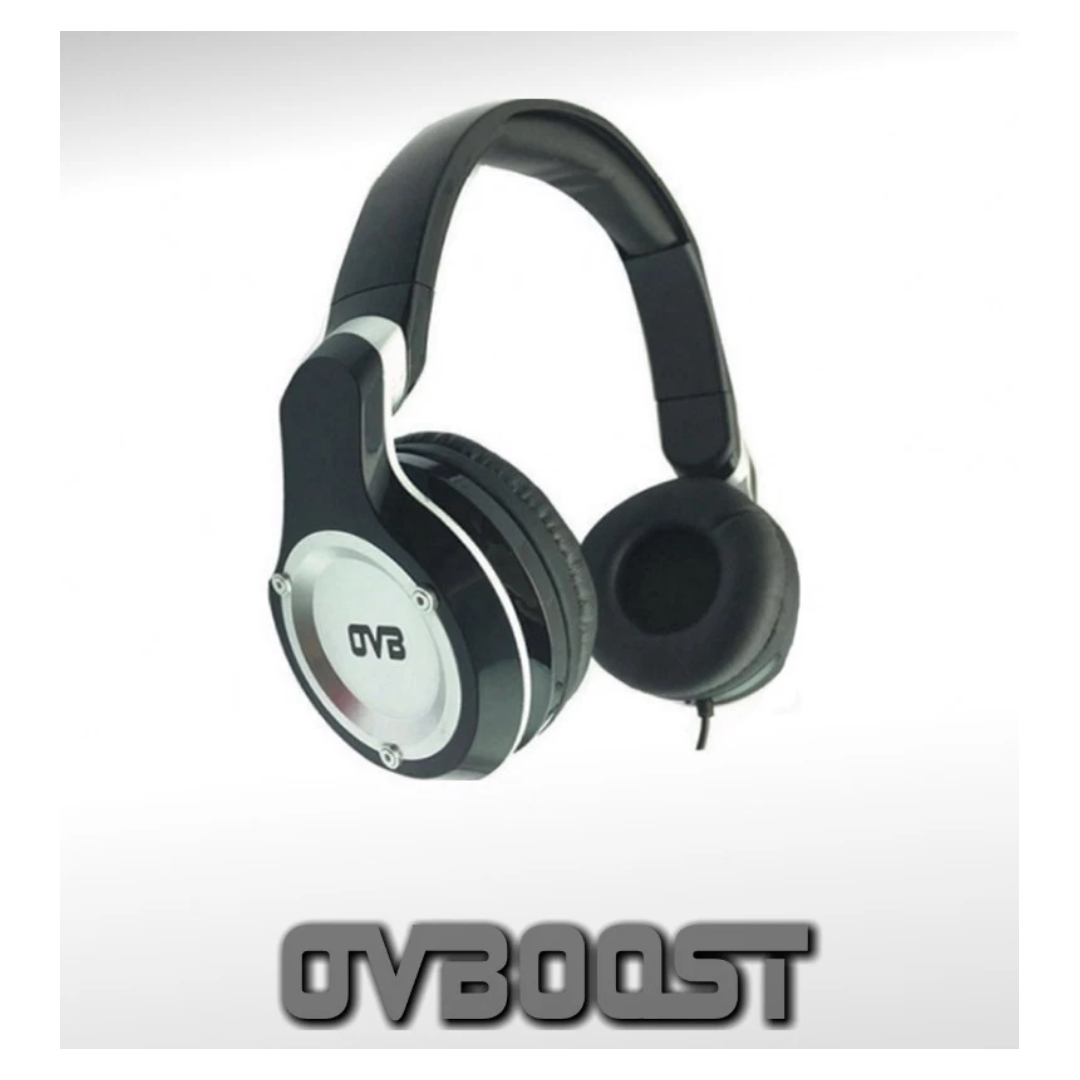 Cuffiecon microfono OVBOOST nere Iphone Smartphone Tablet HPOV03 tasto risposta