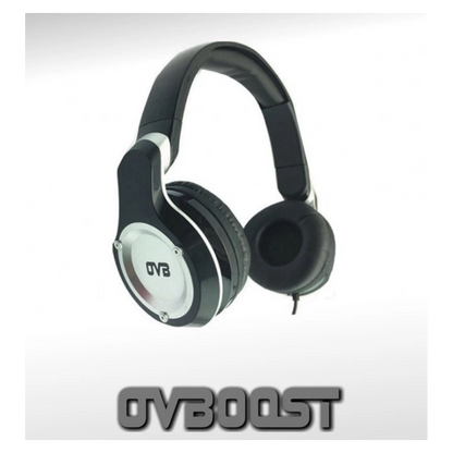 Cuffiecon microfono OVBOOST nere Iphone Smartphone Tablet HPOV03 tasto risposta