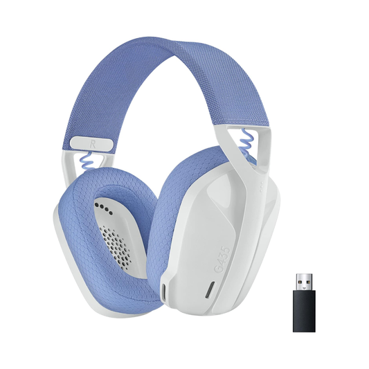 Logitech G G435 LIGHTSPEED Cuffie Gaming Wireless Bluetooth Bianco