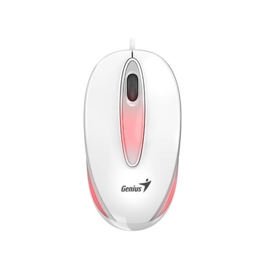 GENIUS MOUSE USB DX-MINI FLASHING LED WHITE