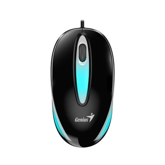 GENIUS MOUSE USB DX-MINI FLASHING LED BLACK