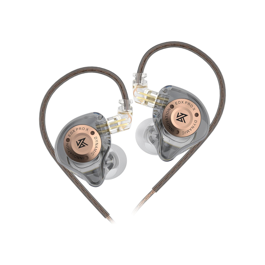 KZ EDX Pro X - Cuffie intrauricolari HiFi IEM, bassi profondi, con cavo staccabile, per audiofili DJ cantanti