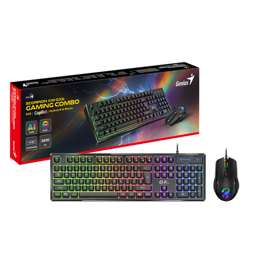GENIUS GAMING COMBO TASTIERA + MOUSE SCORPION KM-GX6 IT