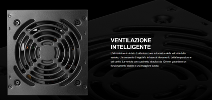 Alimentatore Gamdias HELIOS M1-650B – 650W, cablato, Certificazione 80 PLUS Bronze