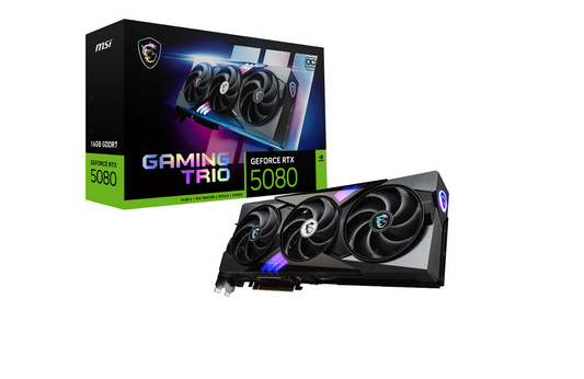 VGA MSI GEFORCE RTX 5080 16G GAMING TRIO OC