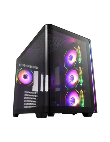 FSP CASE M.TOWER M580-BA TG CURVE 4xARGB COOL 2xUSB3.0 TYPE C POC0000254