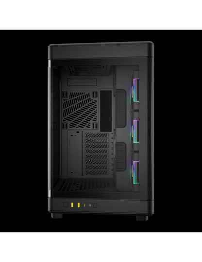 GAMDIAS CASE FULL TOWER NESO P1 PRO B 2*TG 3xAEOLUS P2 DISPLAY (ORIZ&VERT)