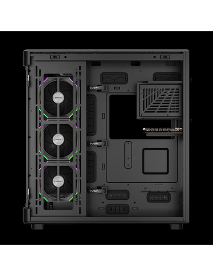 GAMDIAS CASE FULL TOWER NESO P1 PRO B 2*TG 3xAEOLUS P2 DISPLAY (ORIZ&VERT)