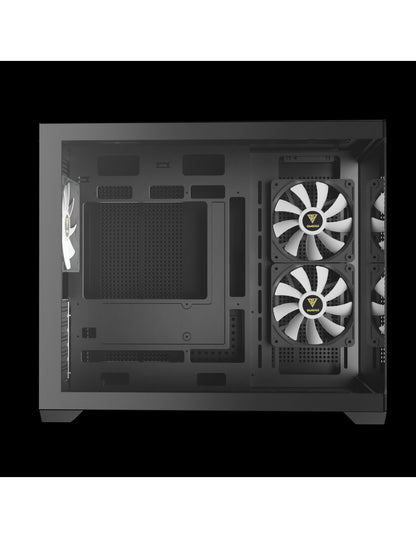 GAMDIAS CASE MICRO TOWER AURA GC10M ARGB 2*TG 3x120mm ARGB FILTRO MAGNETICO