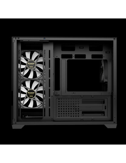 GAMDIAS CASE MICRO TOWER AURA GC10M ARGB 2*TG 3x120mm ARGB FILTRO MAGNETICO