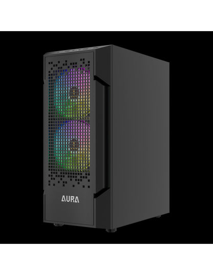 GAMDIAS CASE MID TOWER AURA GC7 ARGB TG 3x120mm FAN ARGB FILTRO MAGNETICO M