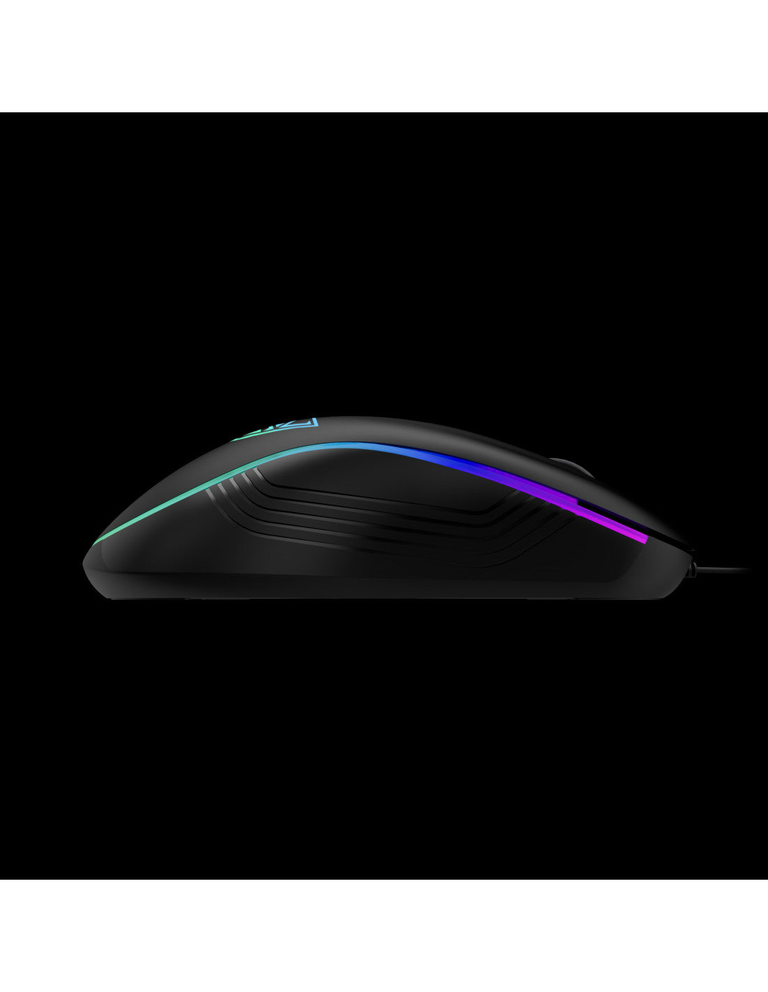 GAMDIAS MOUSE GAMING AURA GS3 LUCI MULTIC 6*KEYS 3600DPI ERGONOMIC