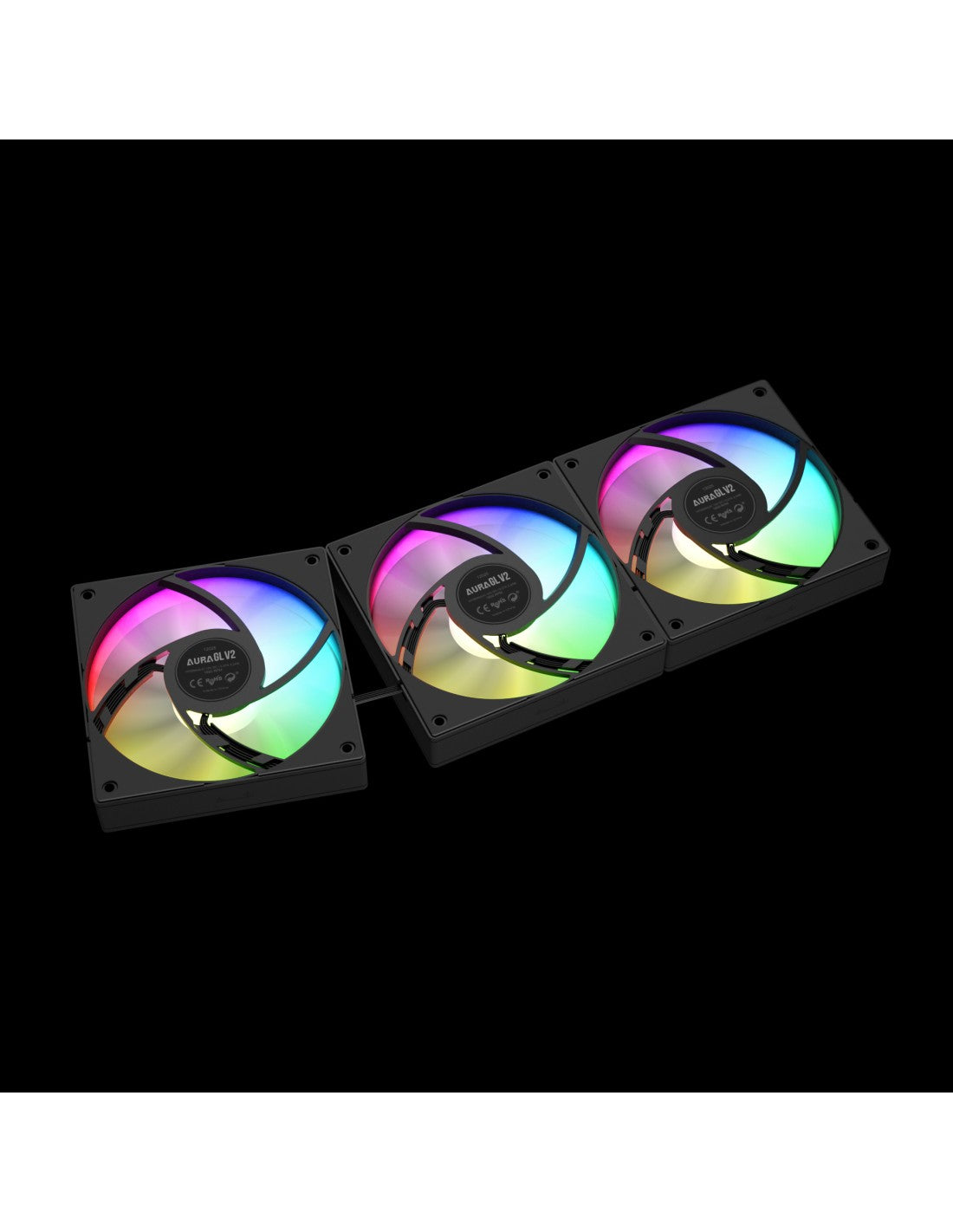 GAMDIAS RAFF.LIQUIDO AURA GL360 V2 3xFAN ARGB