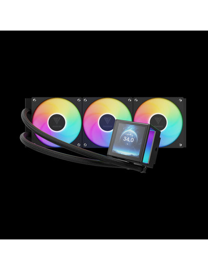 GAMDIAS RAFF.LIQUIDO CHIONE P5-360 3xFAN ARGB 3.4'' LCD 480*480 DISPLAY