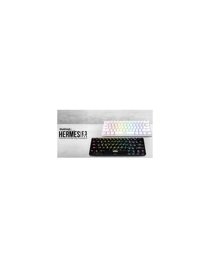 GAMDIAS TASTIERA HERMES E3 US WHITE MECCANICA RGB + 19 EFFETTI LUCI
