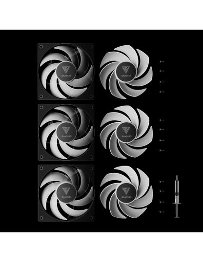 GAMDIAS VEN CASE NOTUS M1-1203 KIT 3*ARGB PALE INTERCAMBIABILI (INVERTITE I