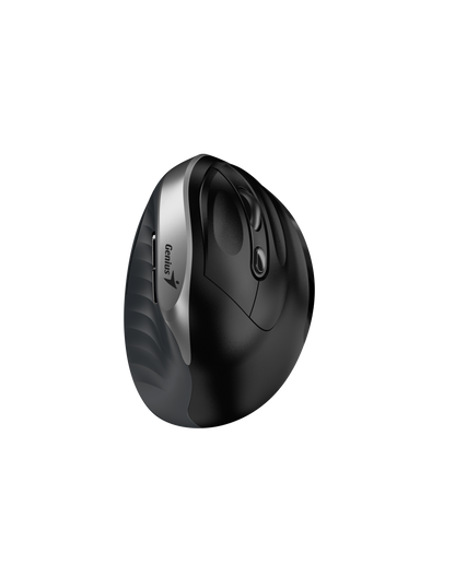 GENIUS MOUSE ERGONOMIC WIR. ERGO 8250S VERTICALE + POGGIAPOLSO SILVER GRAY/