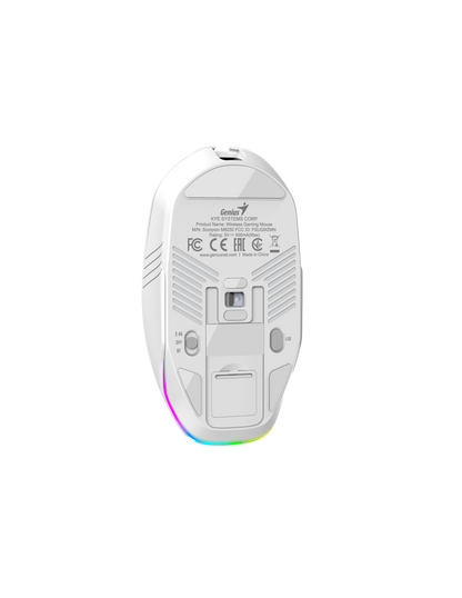 GENIUS MOUSE GAMING USB SCORPION M8250 WHITE BT & 2.4GHz 8*RGB 800-3200DPI