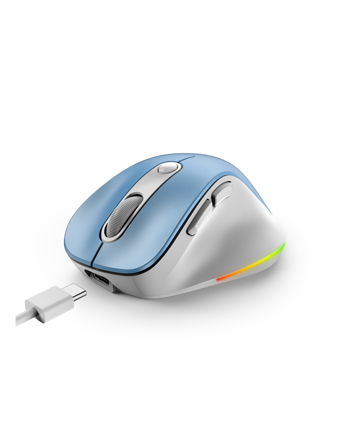 GENIUS MOUSE WIR. ERGO 9000S PRO MINI RGB BT DUO WIRELESS (BT +2.4Ghz) LIGH