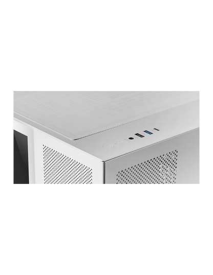 MARSGAMING CASE MC-NOVAM IN ALLUMINIO DUAL-CHAMBER TG 90º WHITE