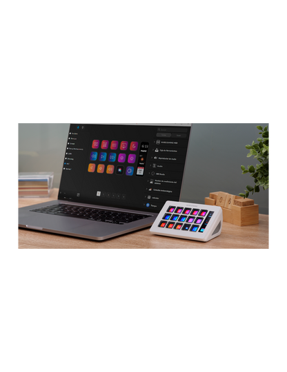 MARSGAMING SLIM STREAM DECK MSD-ONE WHITE CUSTOM KEYS+SOFTWARE