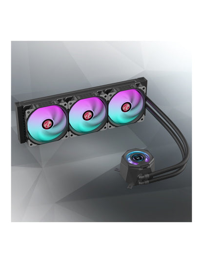 RAIJINTEK RAFF CPU LIQUIDO CYCLOPS 360 BLACK ARGB PWN LCD TFT 1.4 0R10B0022
