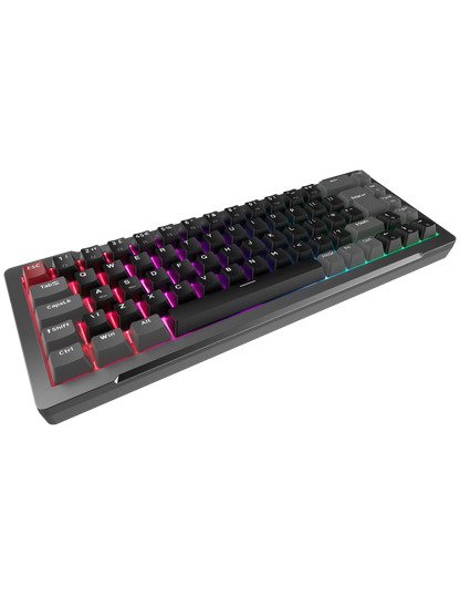RAIJINTEK TASTIERA GAMING MGA-68 BLACK ALLUMINIO ARGB MAGNETIC SWITCH