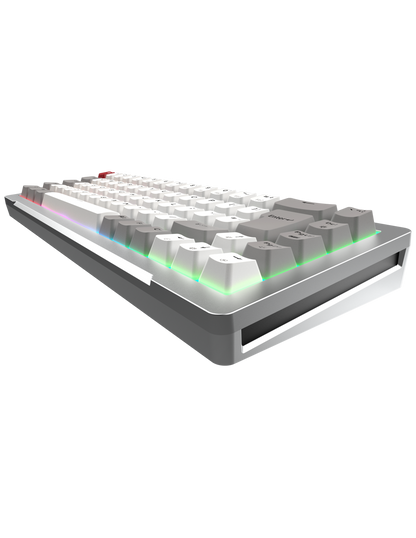 RAIJINTEK TASTIERA GAMING MGA-68 SILVER ALLUMINIO ARGB MAGNETIC SWITCH