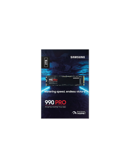 SAMSUNG SSD 990 PRO 2TB MZ-V9P2T0BW PCIe 4x4 NVME R/W 7450/6900 (SIAE)