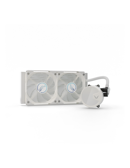 VALKYRIE RAFF. CPU LIQUIDO A240 ARGB WHITE VK-AIOA240W