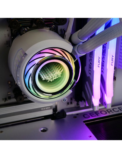 VALKYRIE RAFF. CPU LIQUIDO JARN 360 ARGB WHITE VK-AIOJR360W